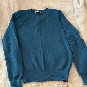 Ann Taylor Women's Teal Crewneck Sweater